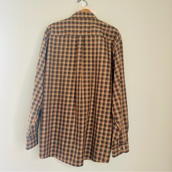 Jos. A. Bank Plaid Button Down Dress Shirt Men’s Large Traveler’s Collection - Picture 5 of 5